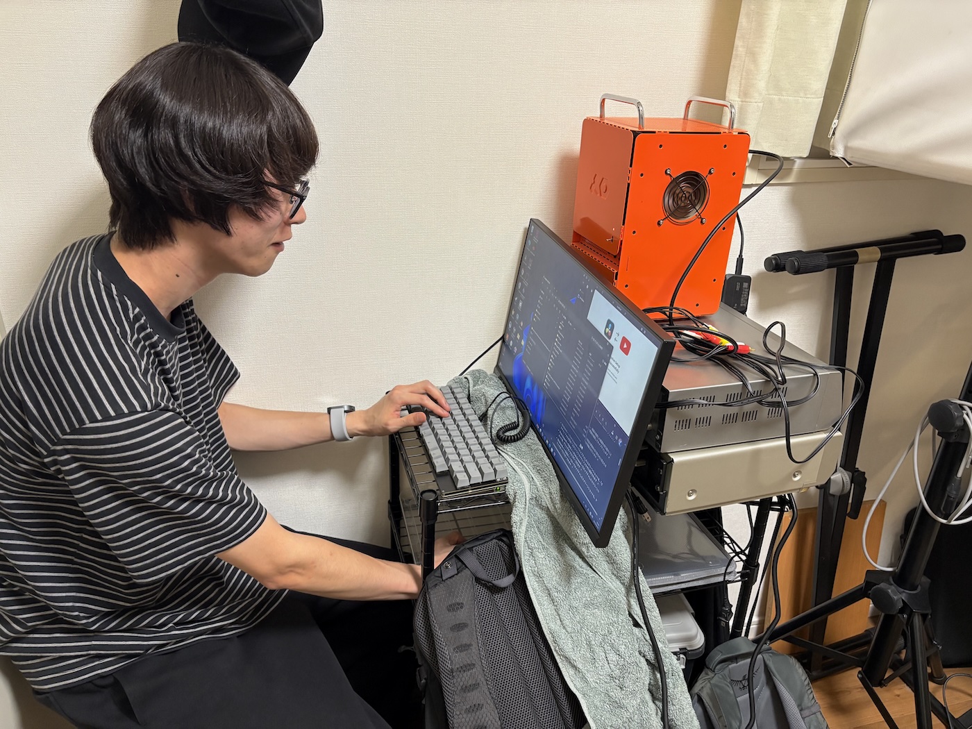 別編集隊としてCG作業をするosd