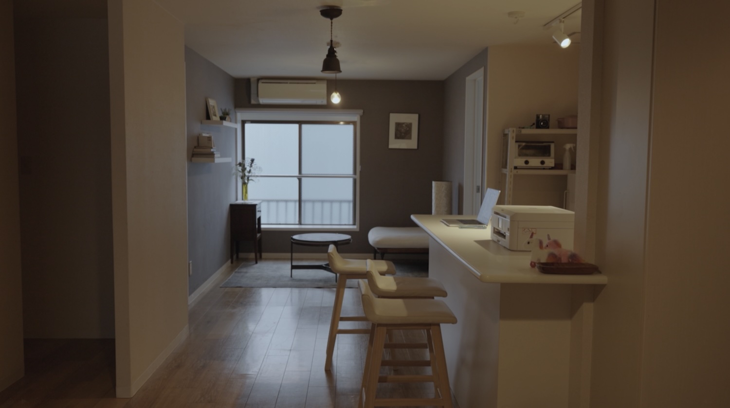 『Retouch』のワンシーン。ファウンドフッテージものとは違った質感を目指した。